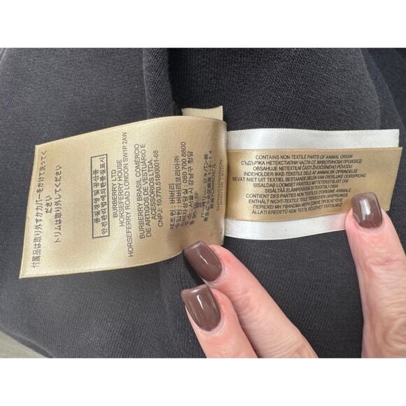 Men's Burberry Black Rare Hooded Reversible Quilted Puffer Jacket Size M - Picture 8 of 13